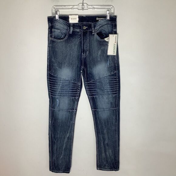 Southpole Mens Skinny Active Flex Jeans Size 32 x‎ 30 NWT - Picture 2 of 12